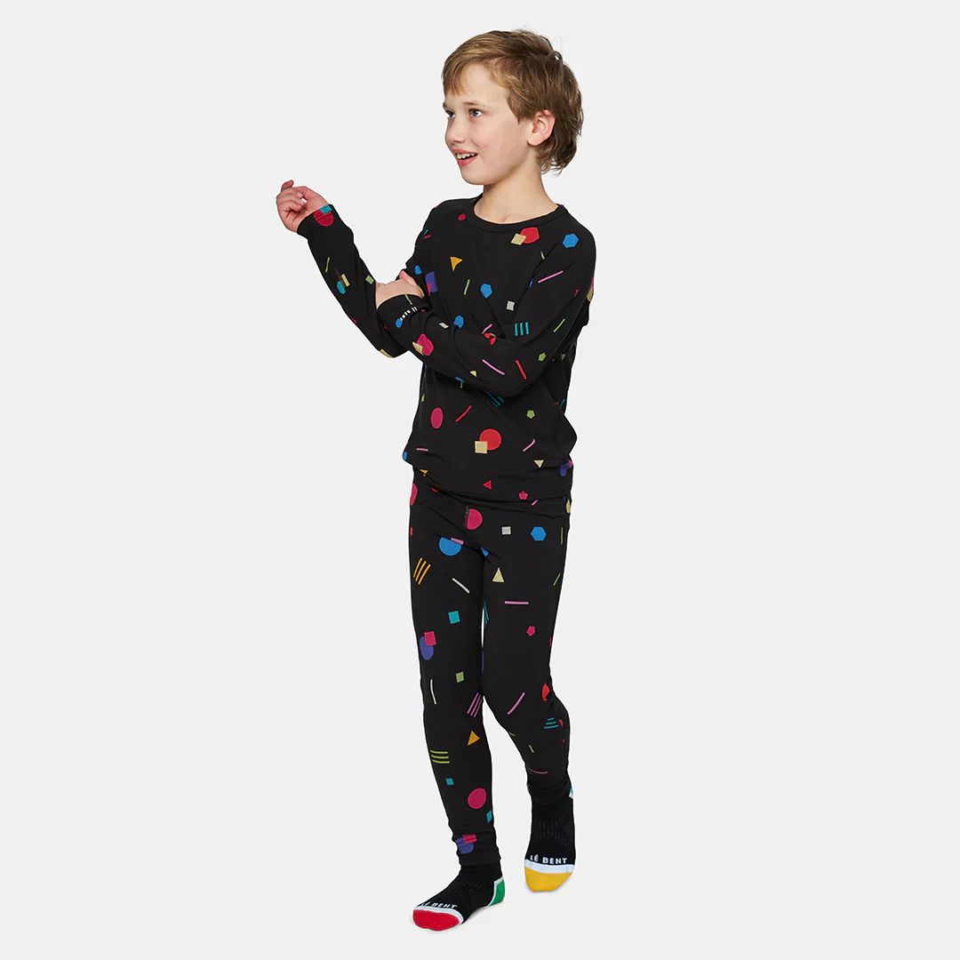 Le Bent Kids Confetti Midweight Raglan - Image 2