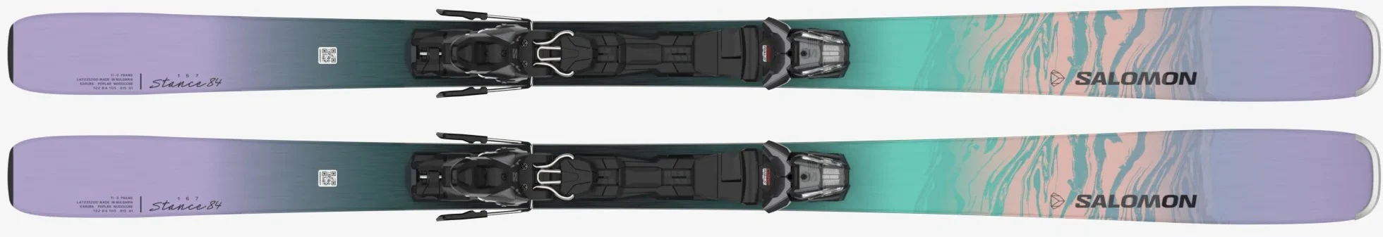 Salomon Stance 84 Skis + M11 GW Bindings Womens 2025 - Image 4